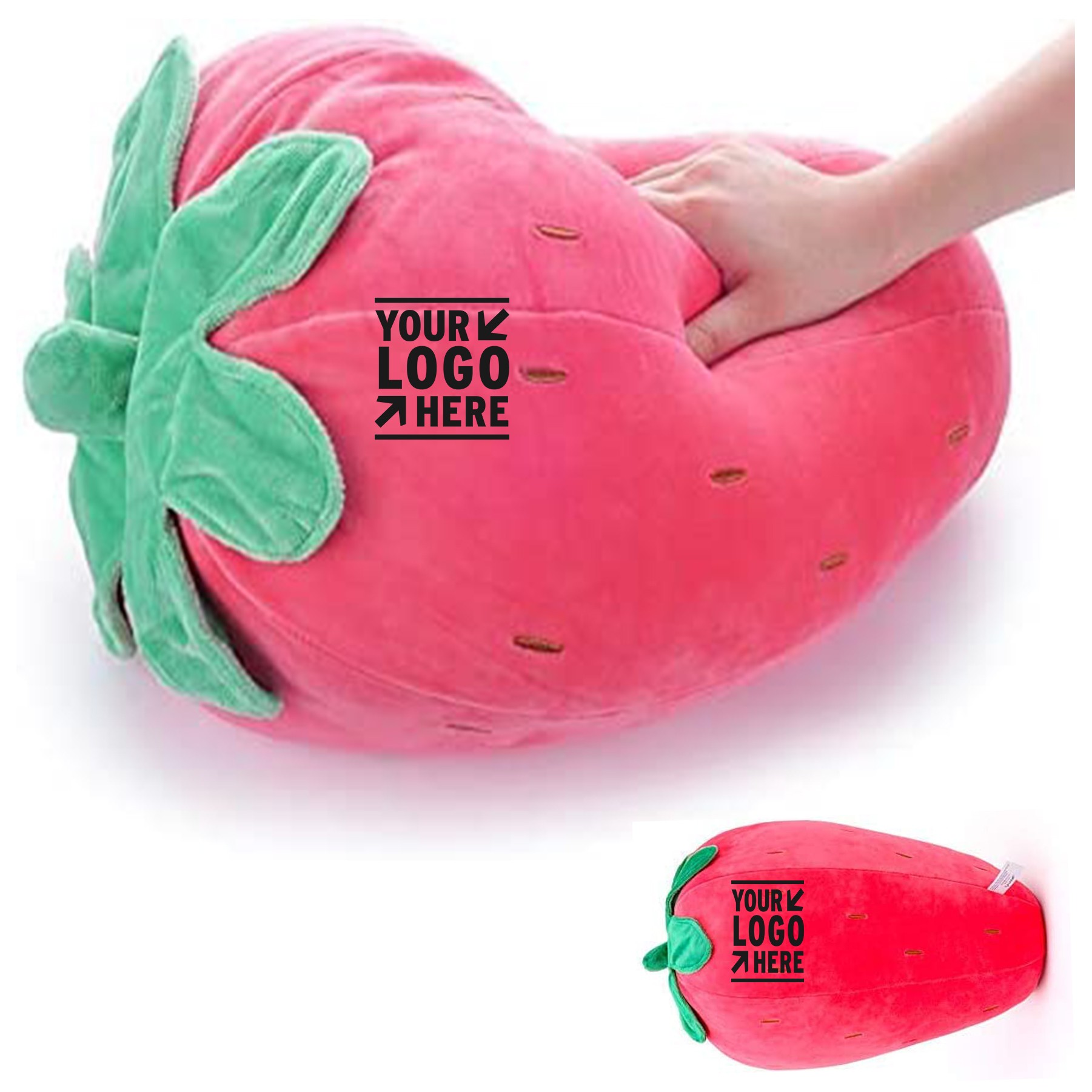 Children's Stuffed Strawberry Plush Pillow 1