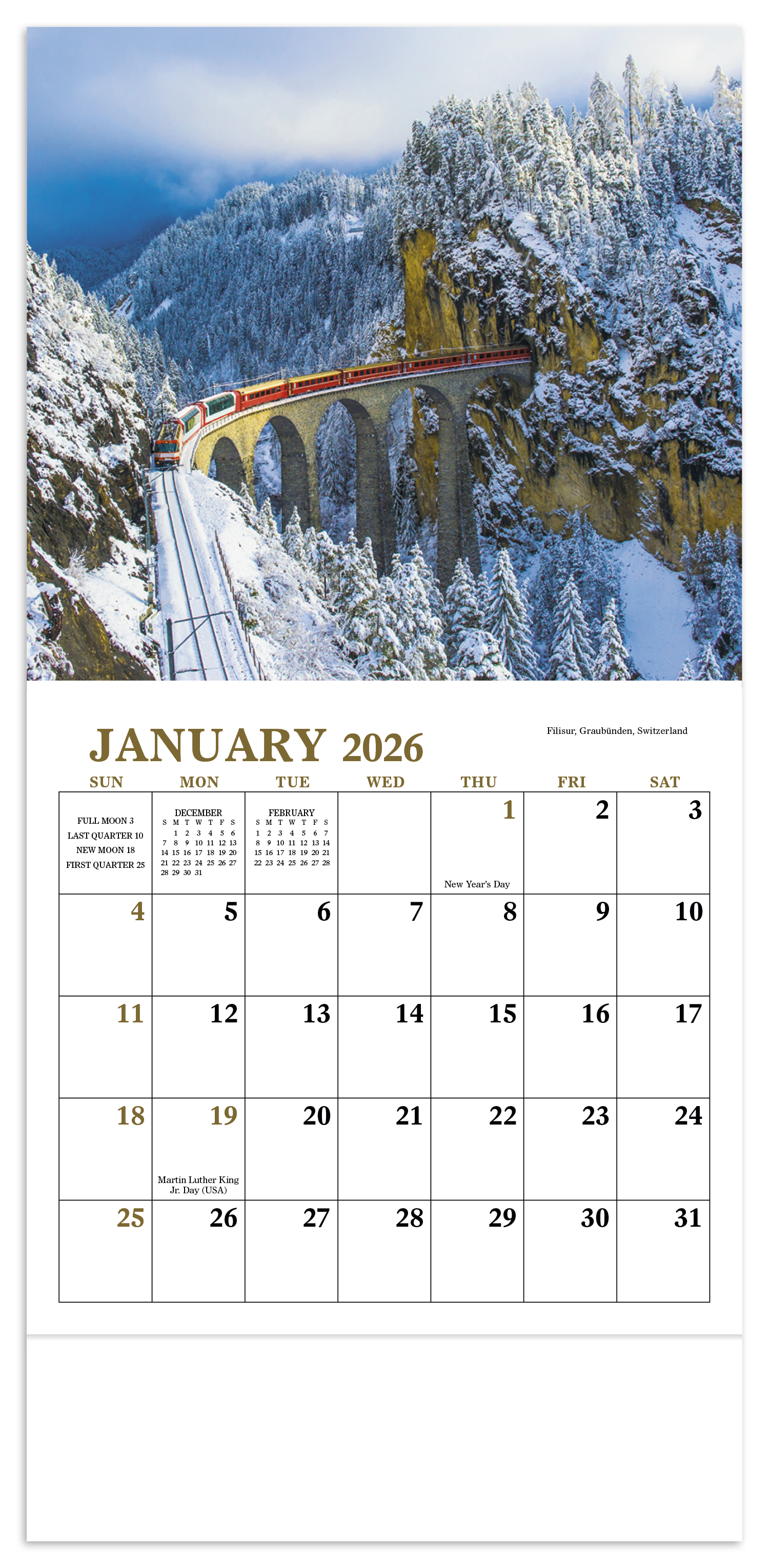 Good Value™ Glorious Getaways - Mini Calendar 1