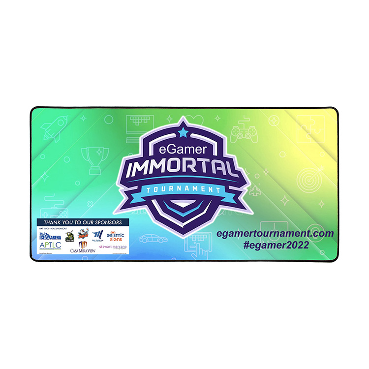 "GAMER'S PARADISE" XL Desk Tech Mat/Gaming Pad 14