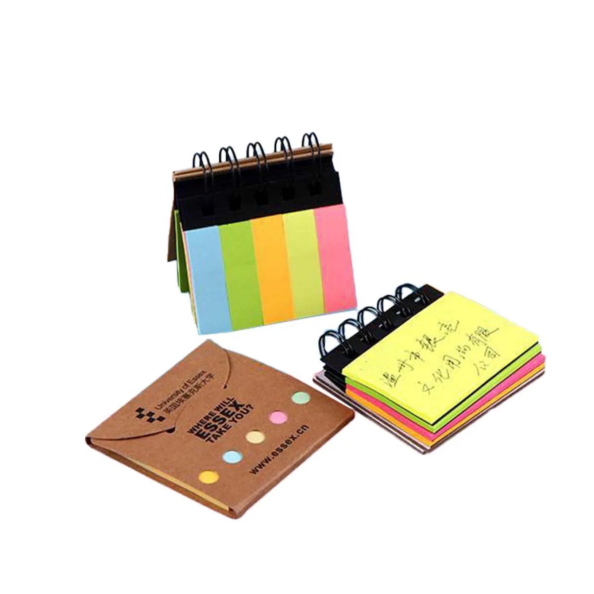 Pocket Size Spiral Sticky Note Pad 3