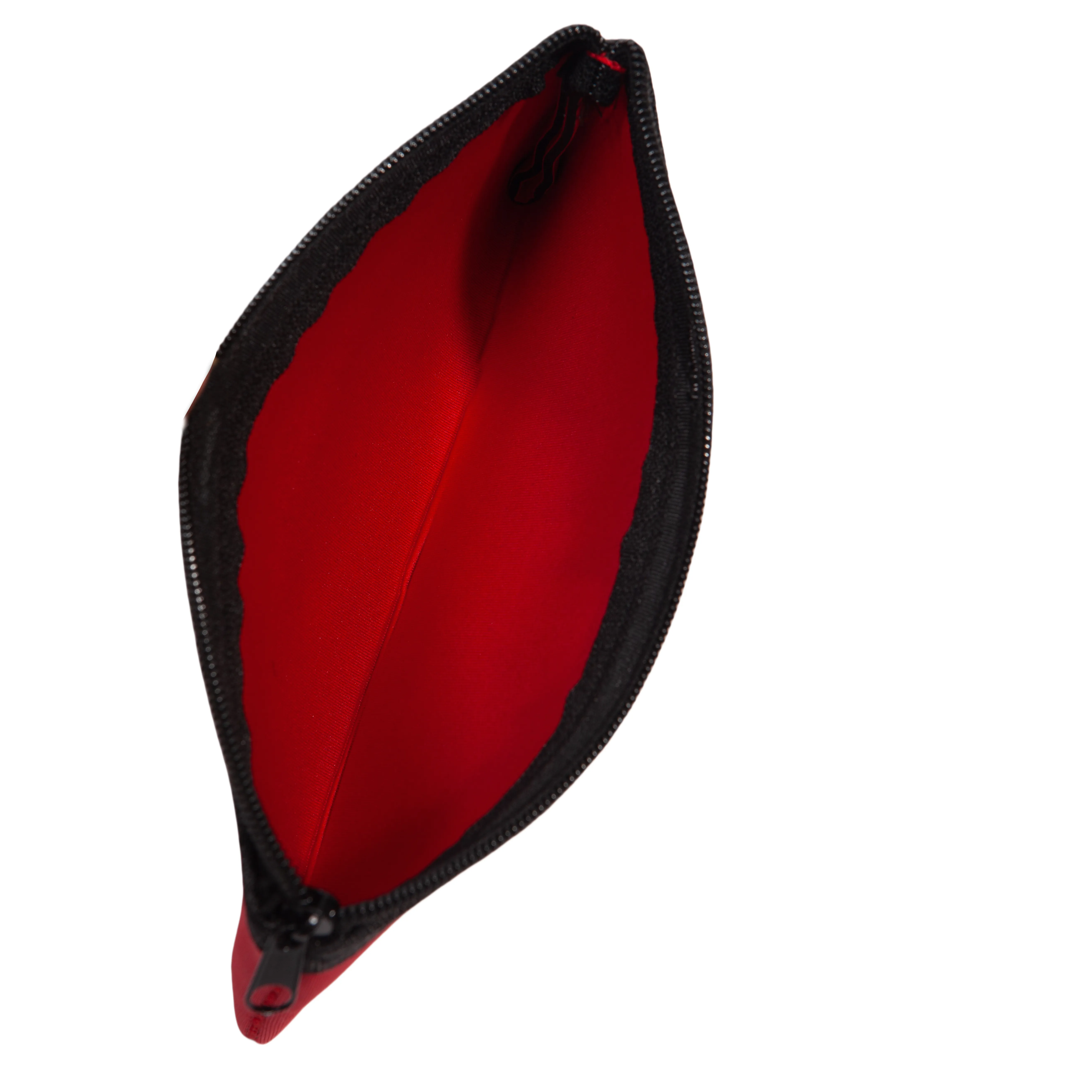 Red Neoprene Zipper Bag 2