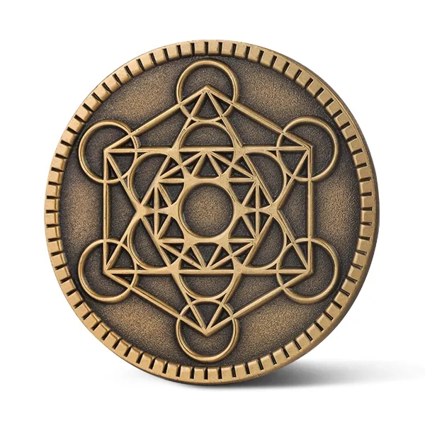 1 1/4" Die Struck Antique Pin 5