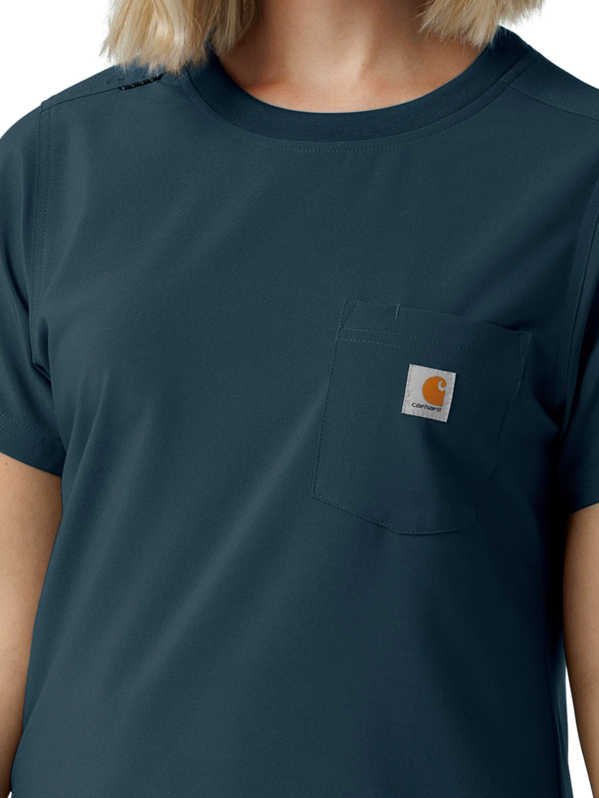 Carhartt Scrubs - Force Cross-Flex - Women's One-Pocket Crew Neck Scrub Top 7