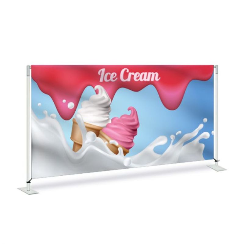 Ice Cream Pre Printed Fabric Barrier system Multicolor 72" x 36" x 13.5 1