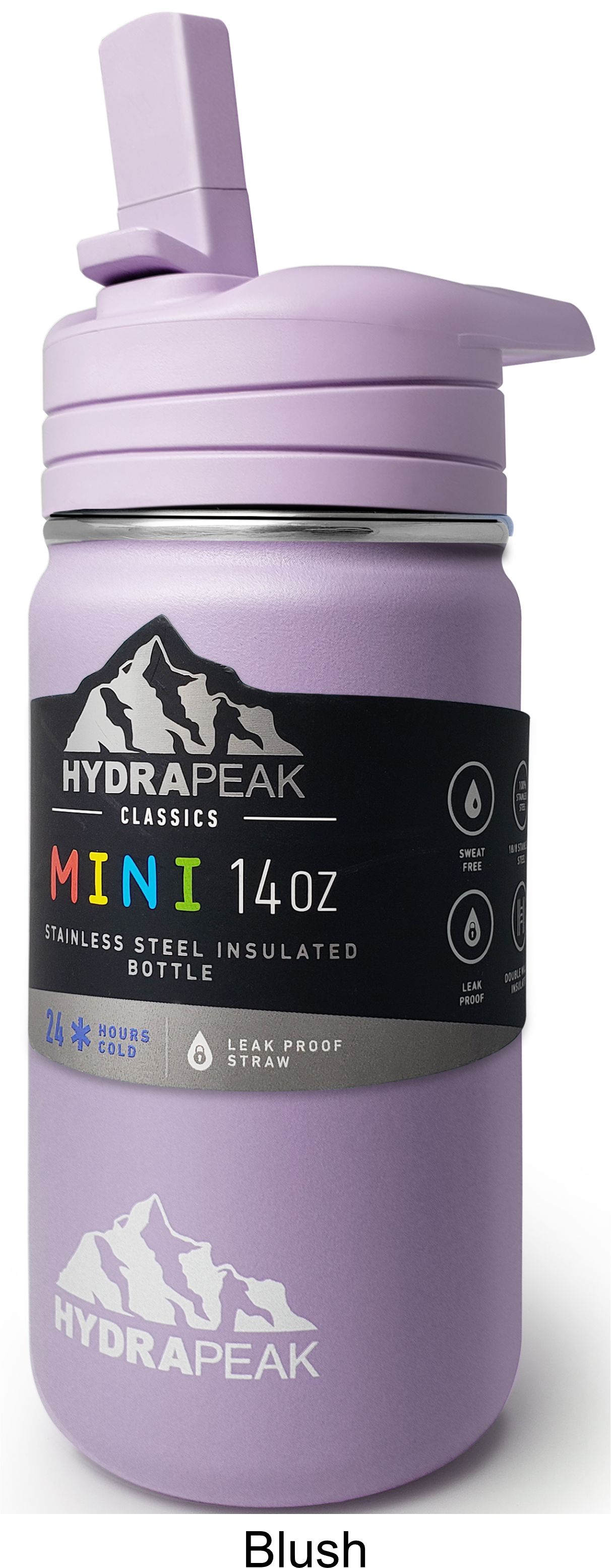 14 Oz. Hydrapeak Mini Water Bottle LIFETIME WARRANTY! 6