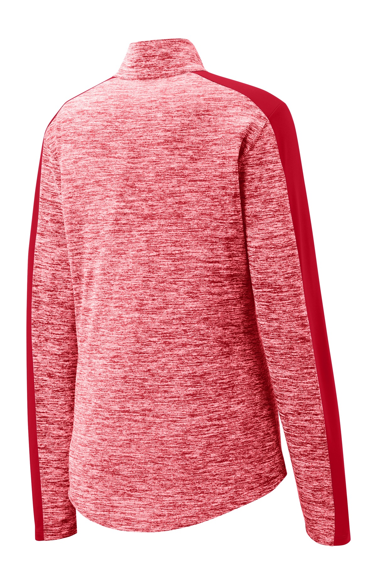 Sport-Tek Women's PosiCharge Electric Heather Colorblock 1/4-Zip Pullover. LST397 38
