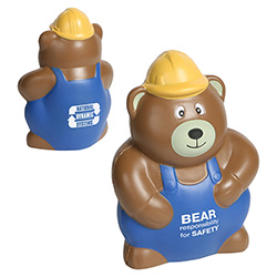 Construction Worker Bear Stress Reliever 4