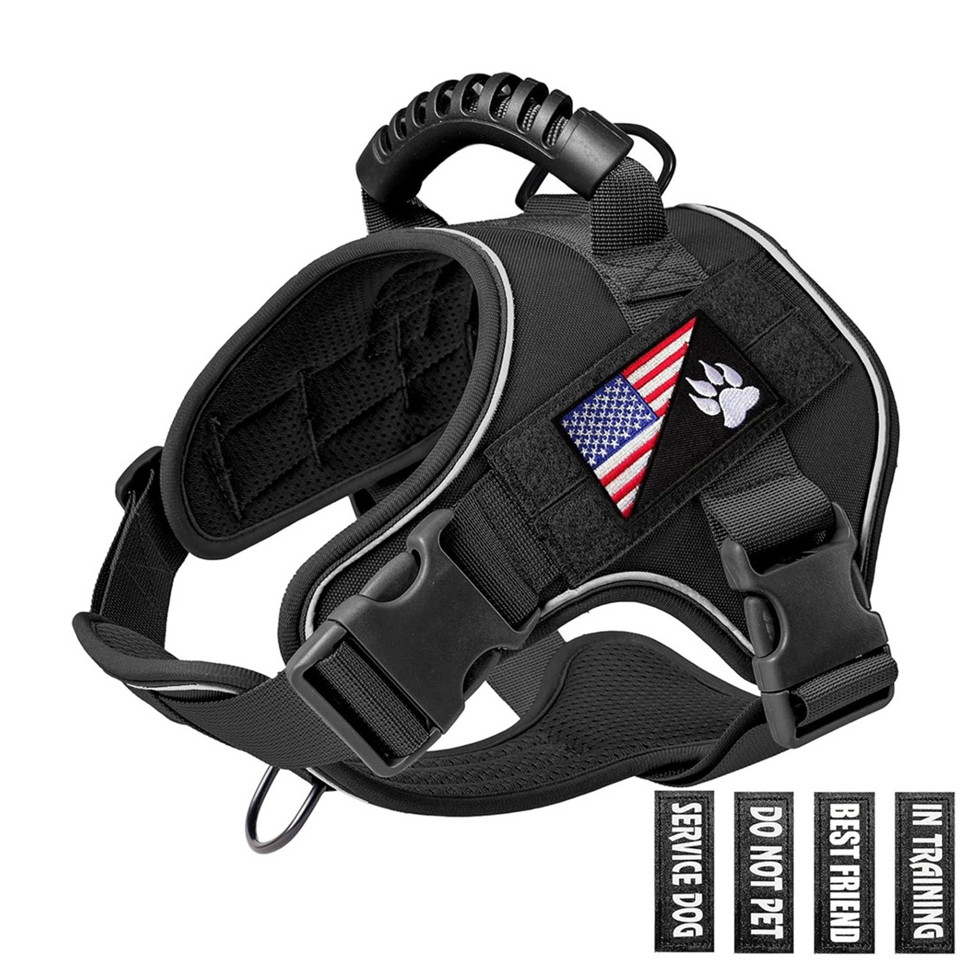 MOQ 50pcs Tactical Dog Vest Harness 1