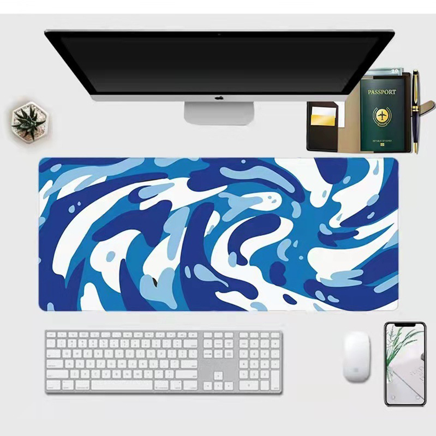 Camouflage Large Office Desk Gamer Keyboard Mat Mouse Pad 18