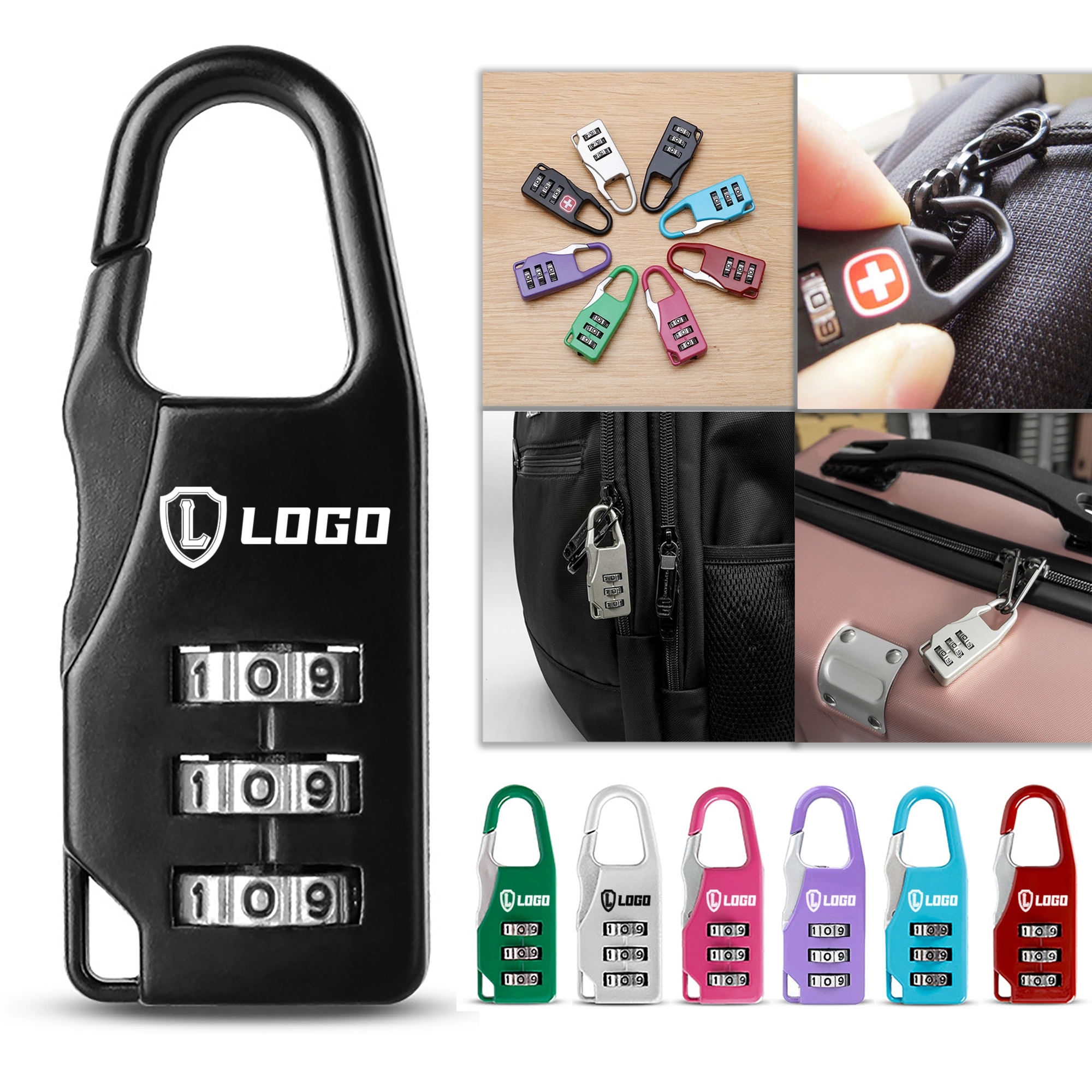 Metal Combination Coded Padlock 5