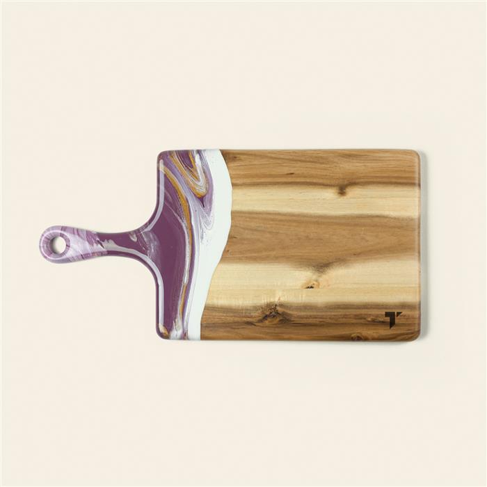 Medium Rectangle Acacia Board With Handle 16