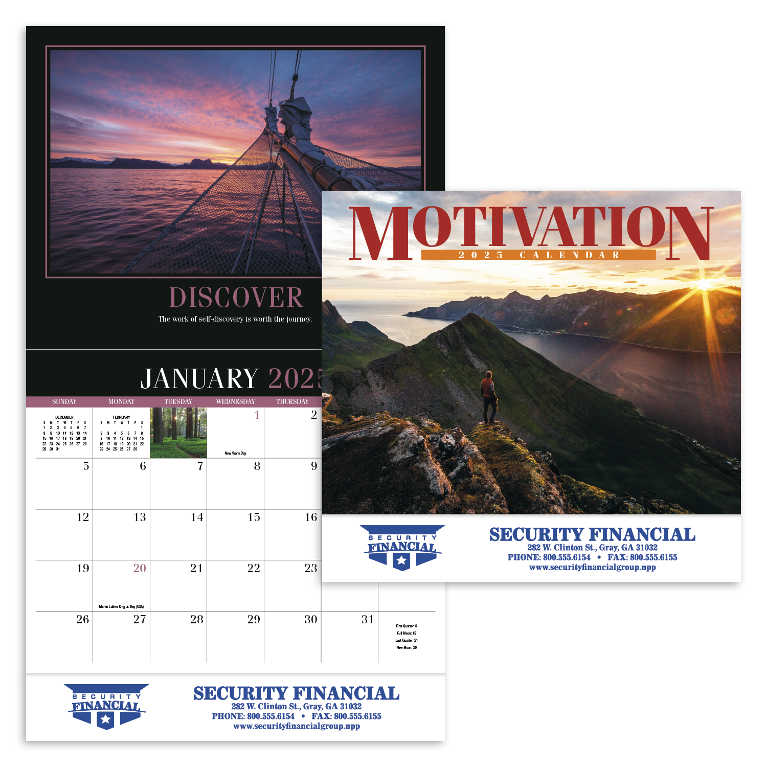 HotLine® Products Motivation Appointment Calendar (Motivational Quotes) - Stapled 11