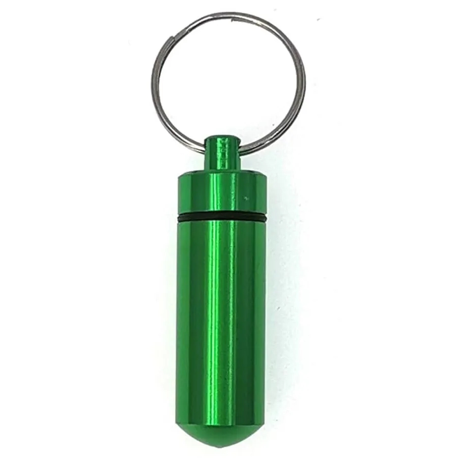 Aluminum Pill Case Keychain 10