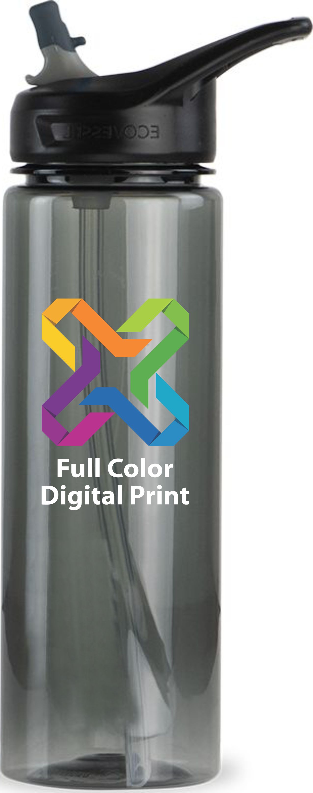 Ecovessel 24 oz Wave Plastic Water Bottle