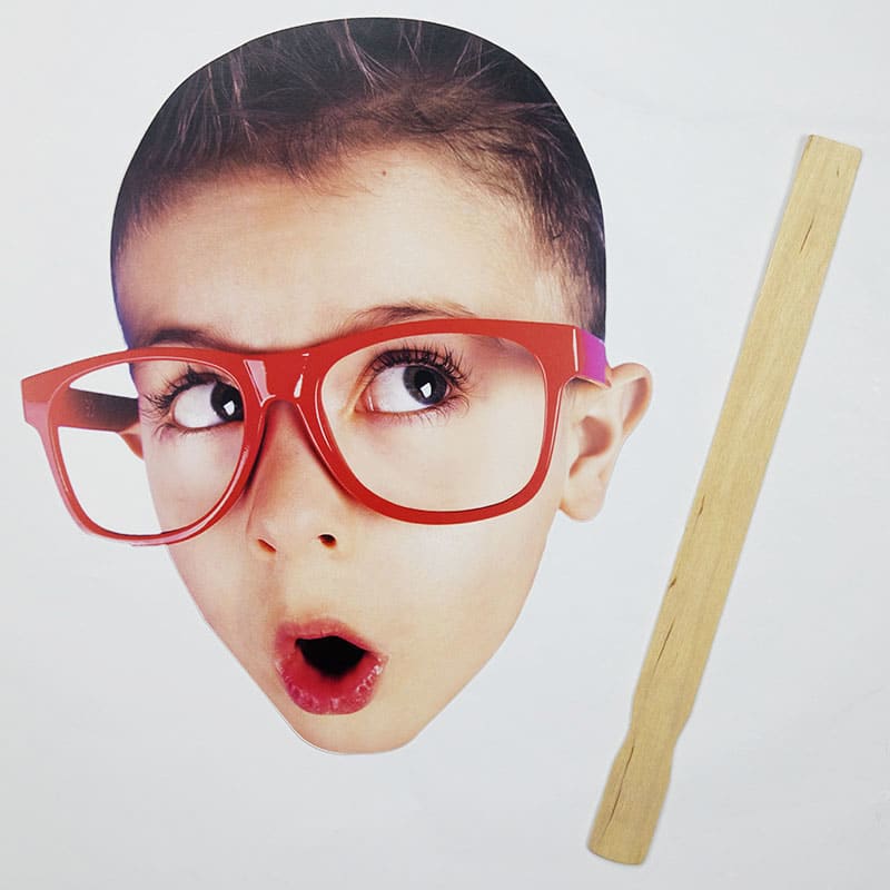 12 X 18 Inch Card Stock Big Head Cutouts 10