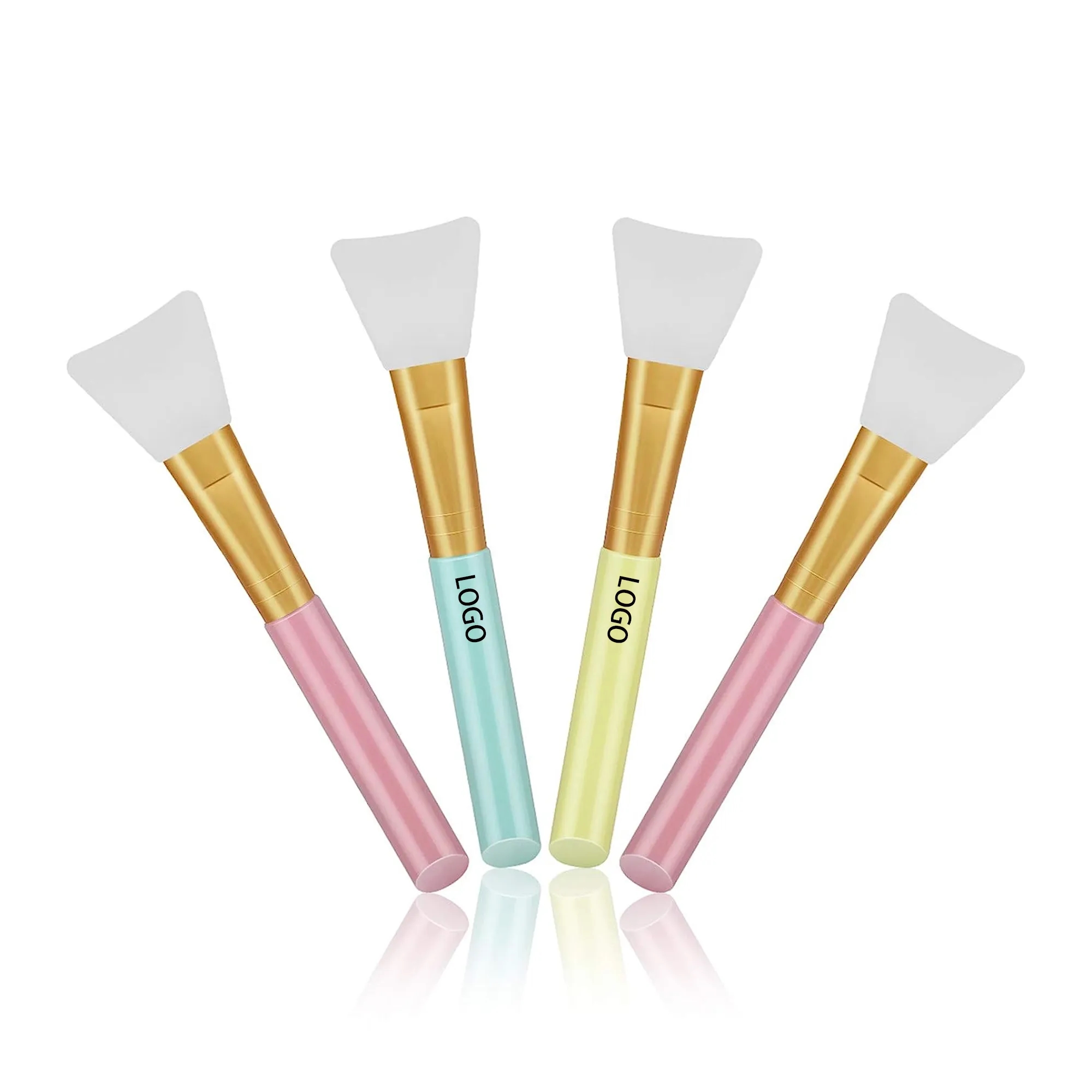 MOQ 20pcs Silicone Diagonal Tail Mask Brush 1