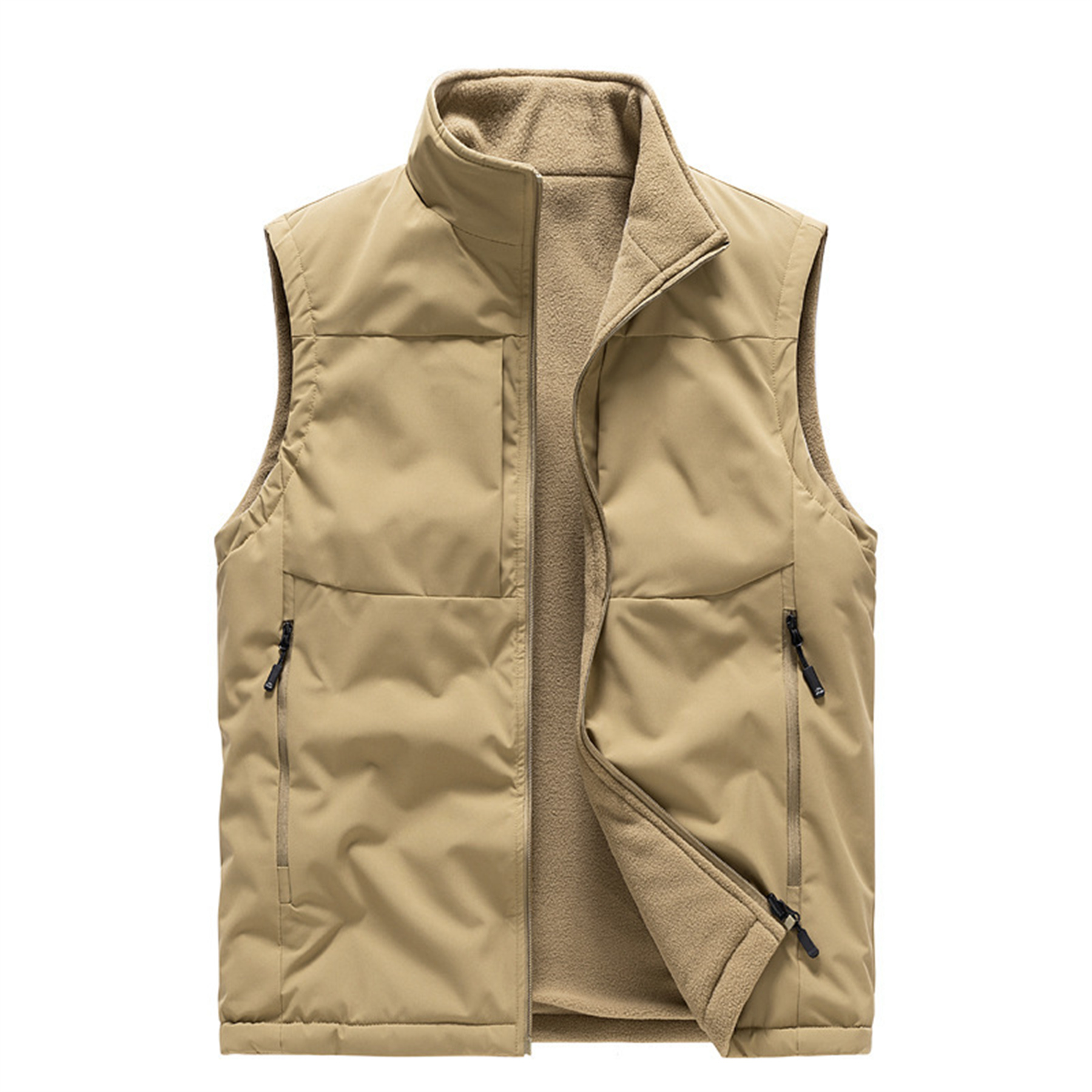 Full Zip Polar Fleece Vest 2