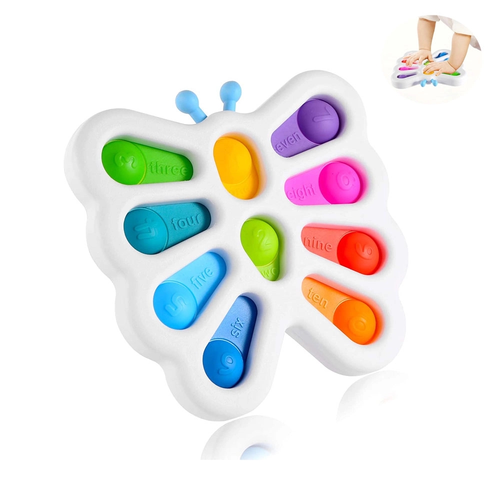 GOHEYI Butterfly Push Pop Bubble Fidget Toys 4