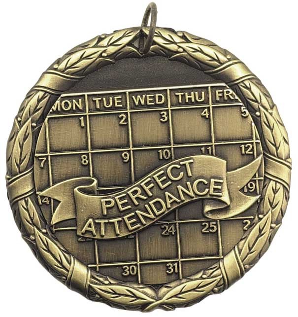 Attendance XR200 Series Medal, 2" 2