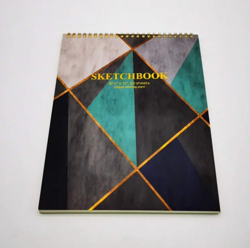 A4 Custom Spiral Binding Sketchbook Drawing Pad Sketch Book 1