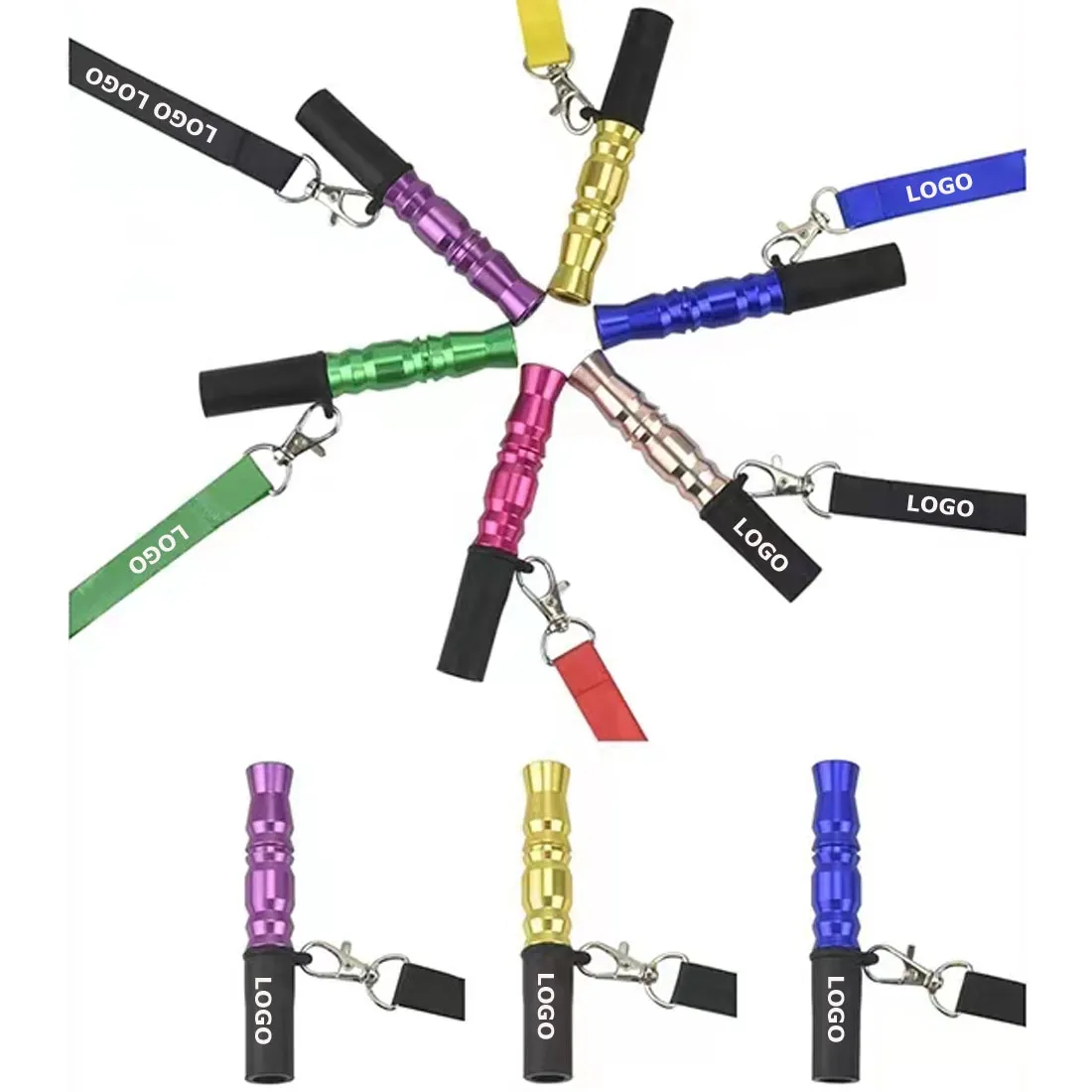 Reusable Aluminum Hookah Mouth Piece Tips 4