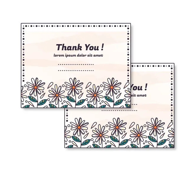 Flat Thank You Cards (7" x 5") 2
