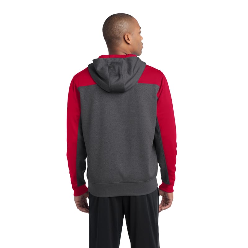 Sport-Tek Tech Fleece Colorblock 1/4-Zip Hooded Sweatshirt. 27
