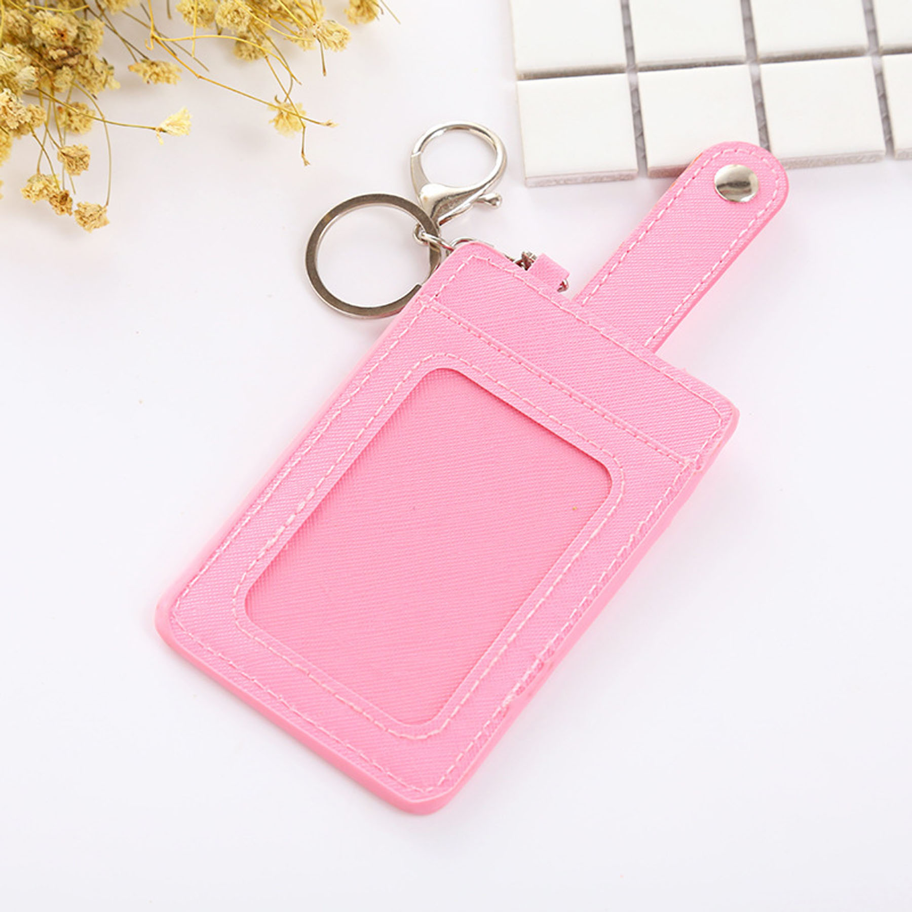 ID Card Holder Keychain 6