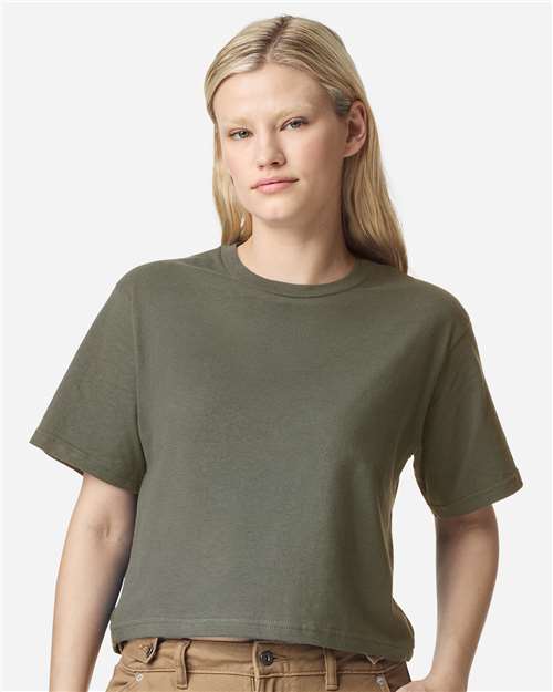 Women's Fine Jersey Mid-Length Boxy Tee - 102 34
