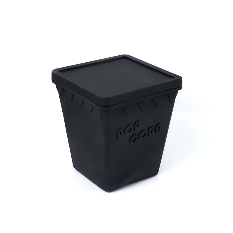 Square Silicone Popcorn Bowl 3