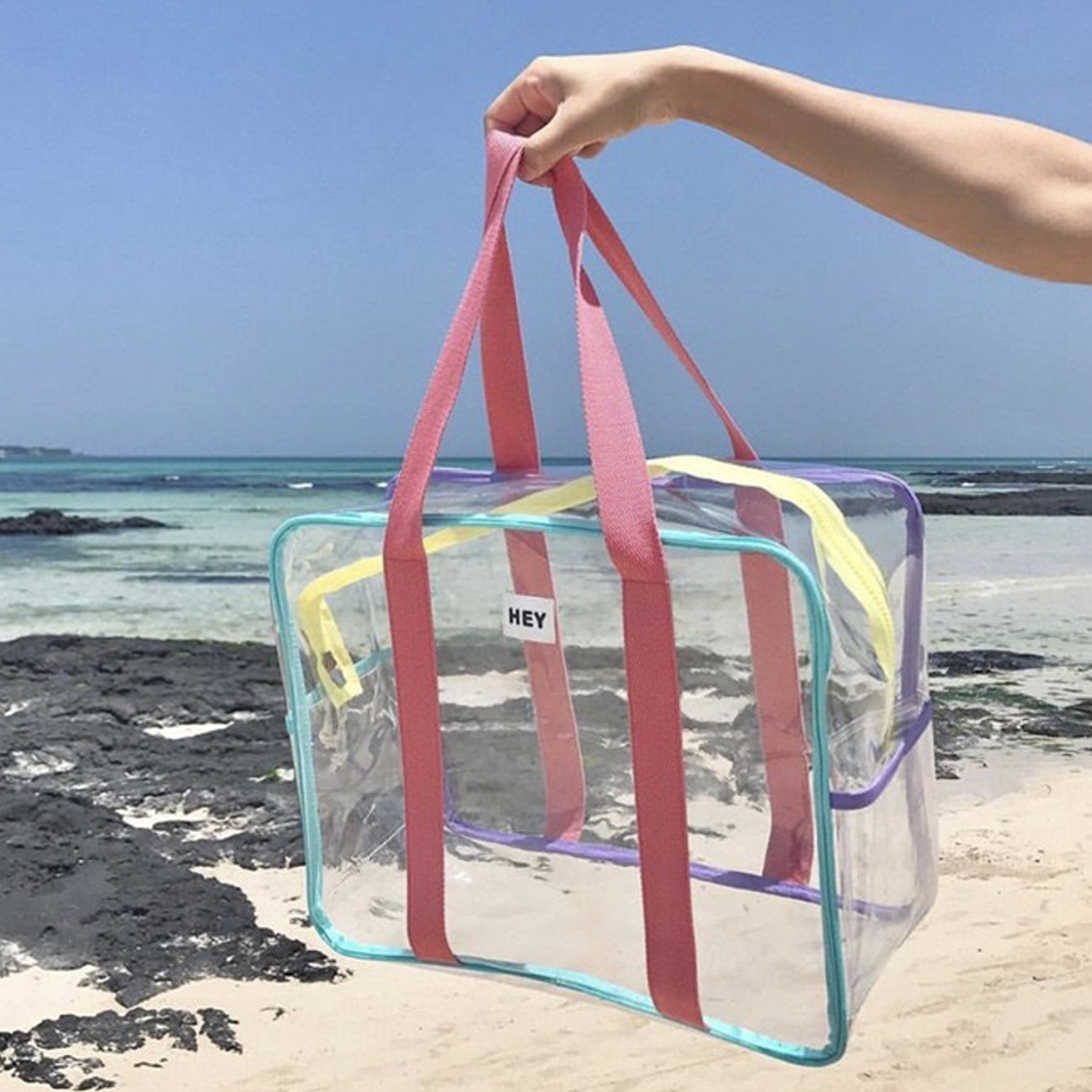PVC Travel Large Capacity Shoulder Bag Color 1