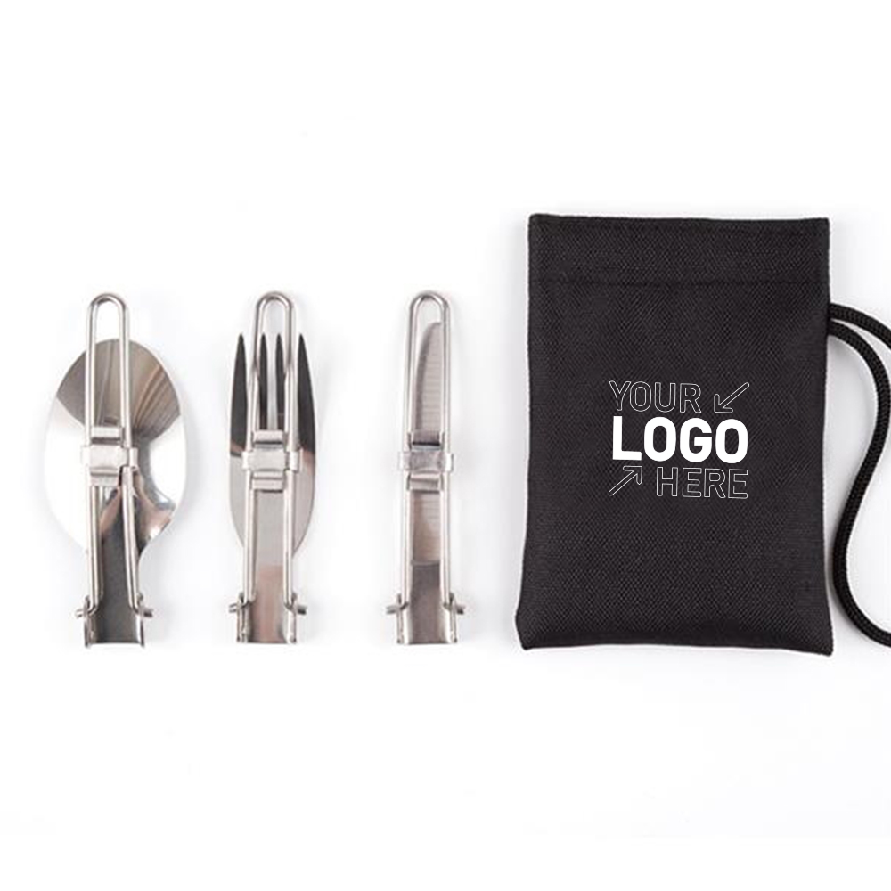 Stainless Steel Tableware Set With Carry Case 3