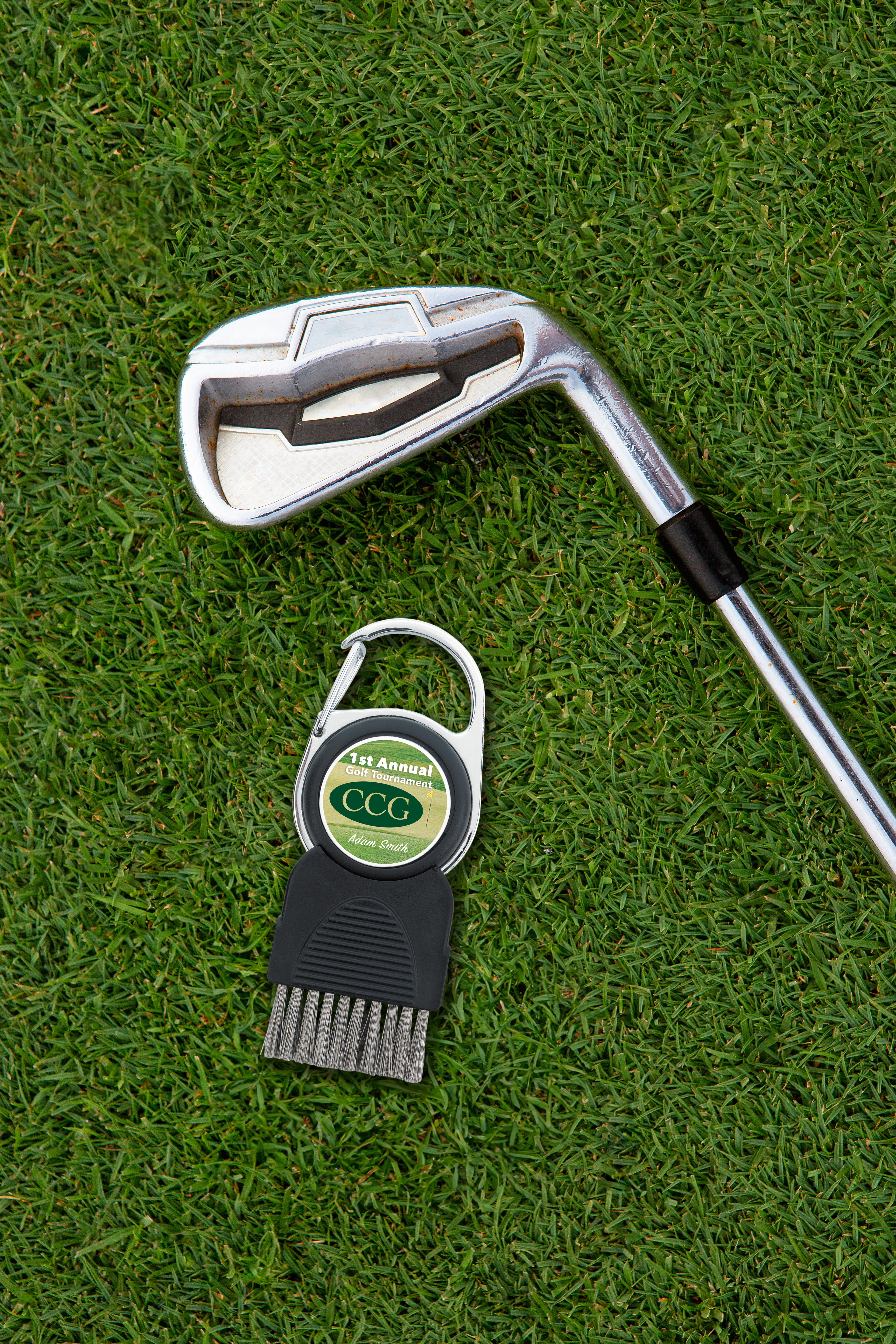 Good Value™ Golf Club Brush with Ball Marker 10