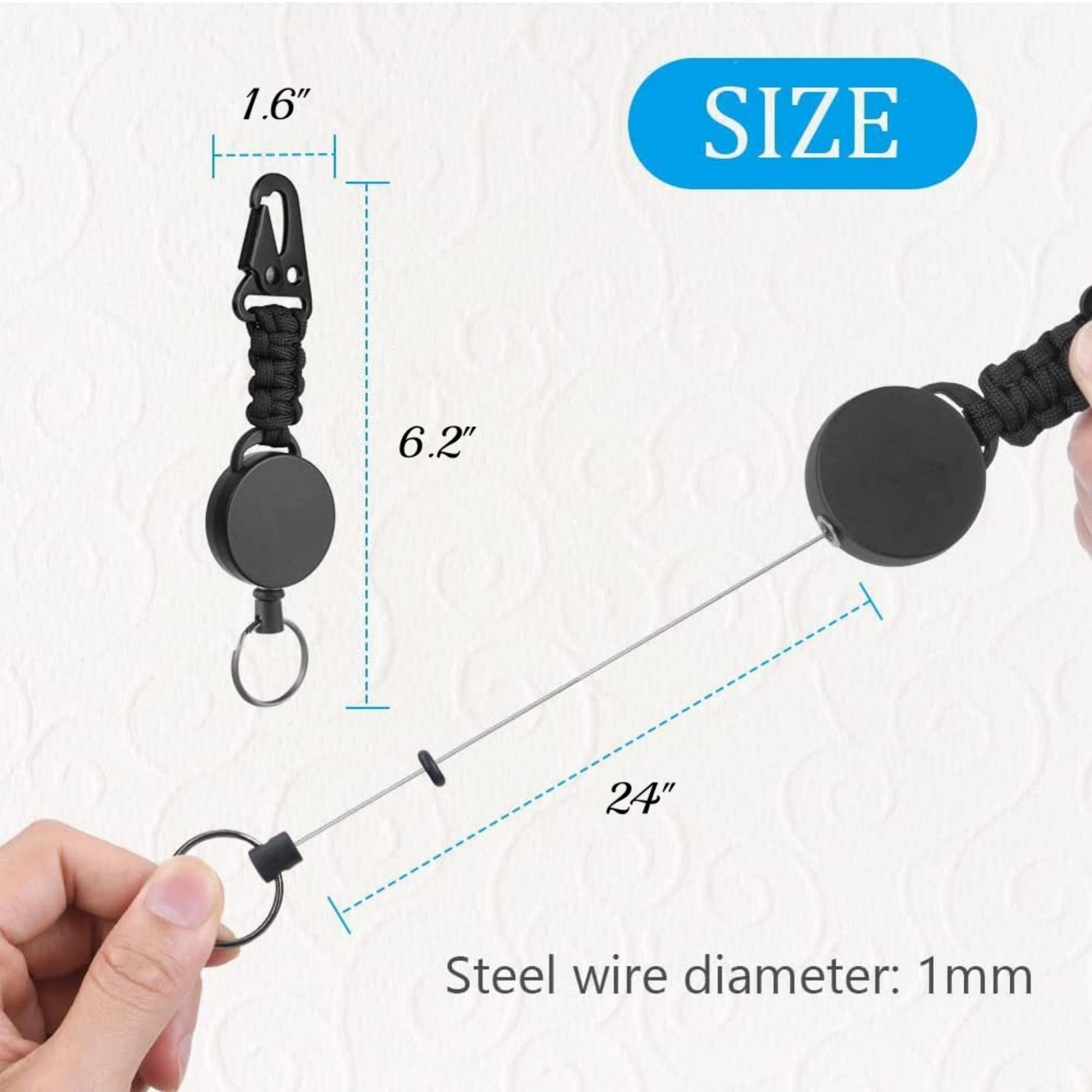 Heavy Duty Retractable Badge Holder Reel 1