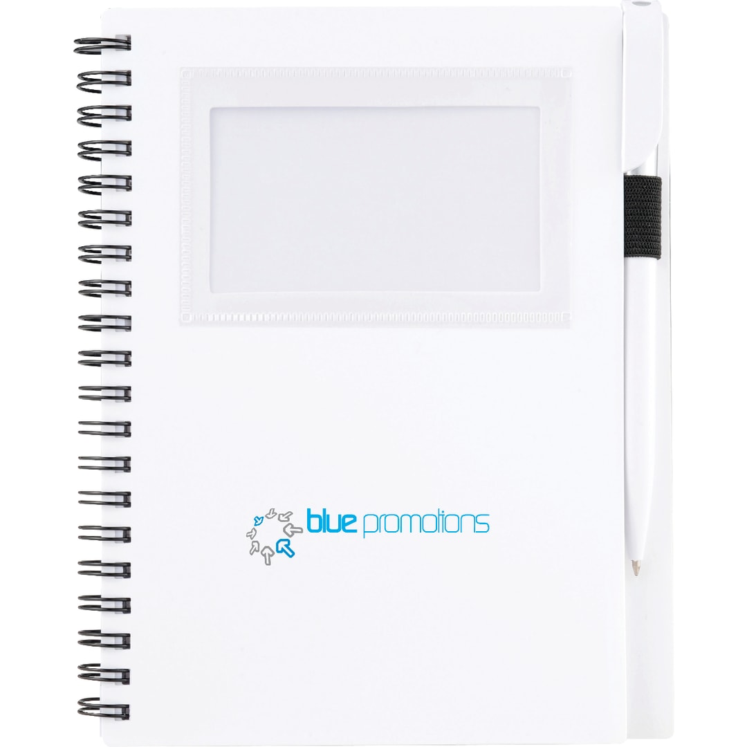 FSC® Mix 5.5" x 7" Star Spiral Notebook with Pen 45