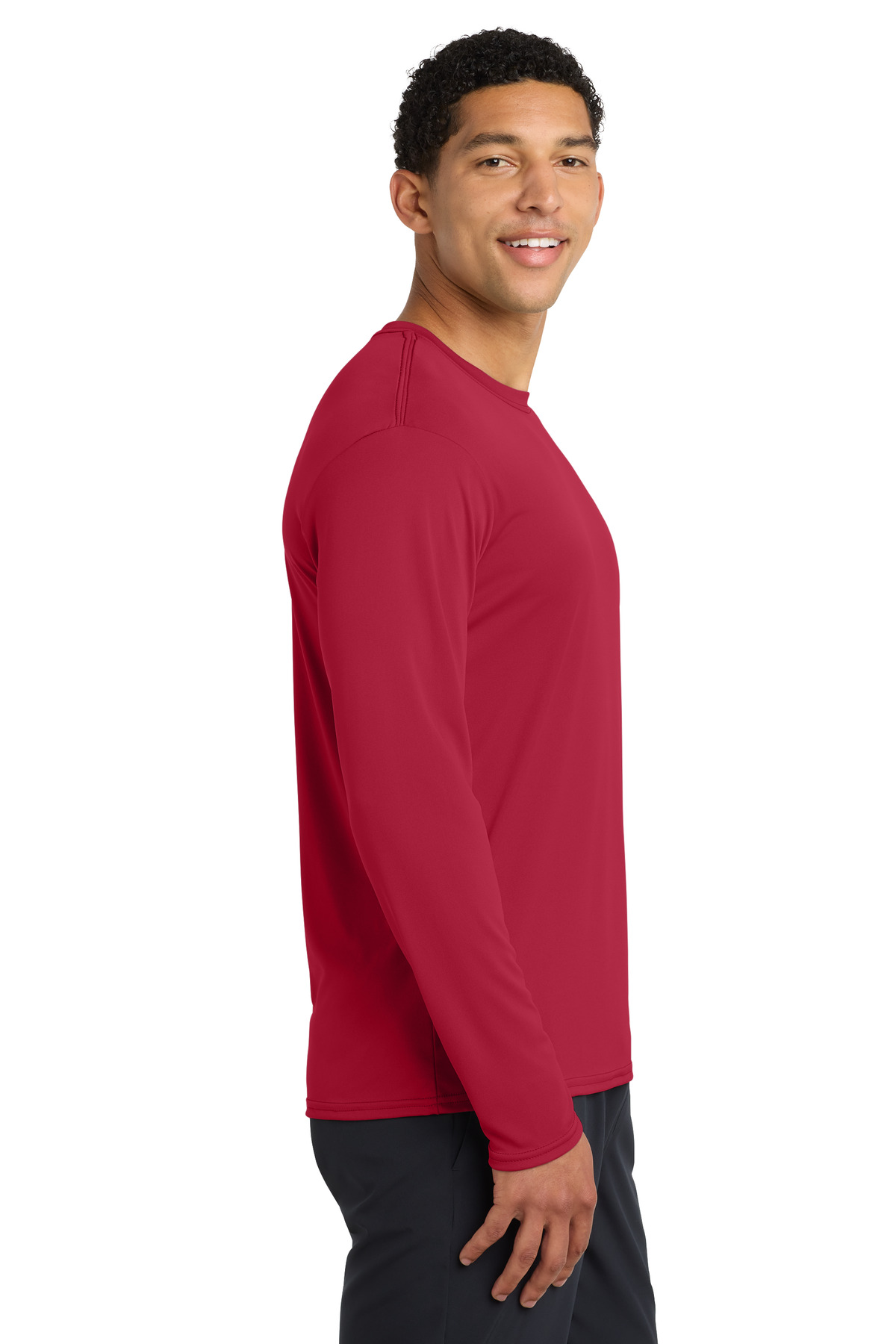 Port & Co Long Sleeve Performance Tee. PC380LS 80
