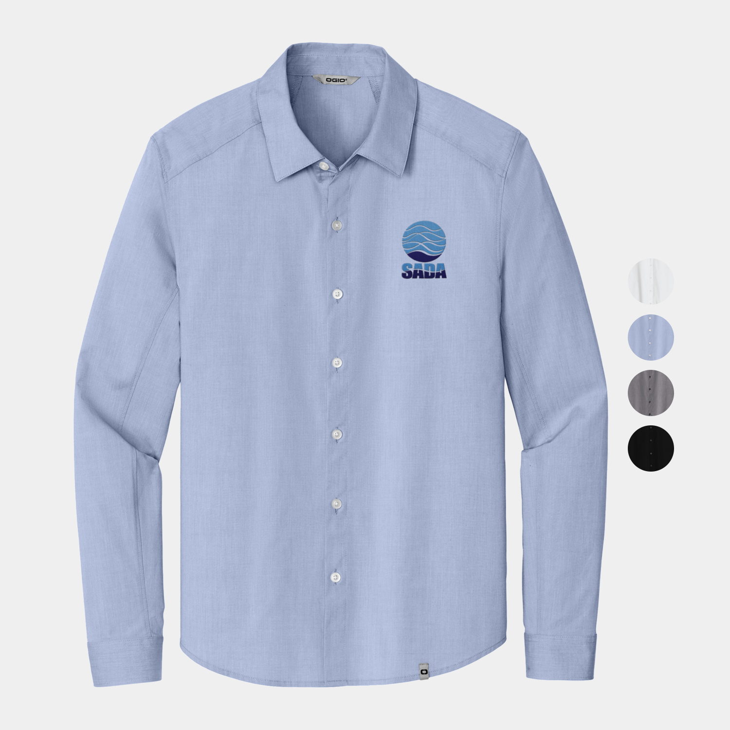 OGIO® Men's Long Sleeve Woven Shirt 6