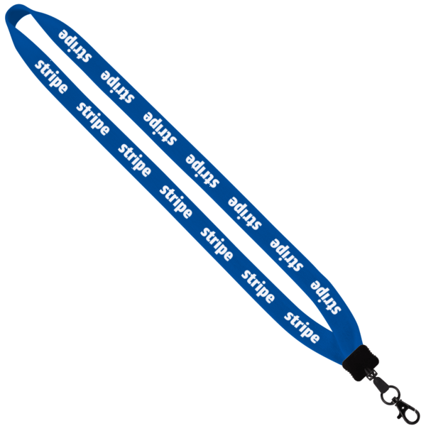 3/4" Cotton Lanyard with Plastic Clamshell & O-Ring 69