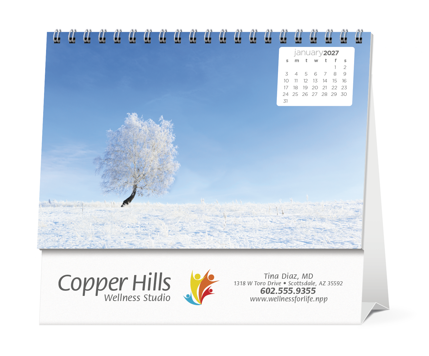 Triumph® Calendars Simplicity Large Desk Calendar 28