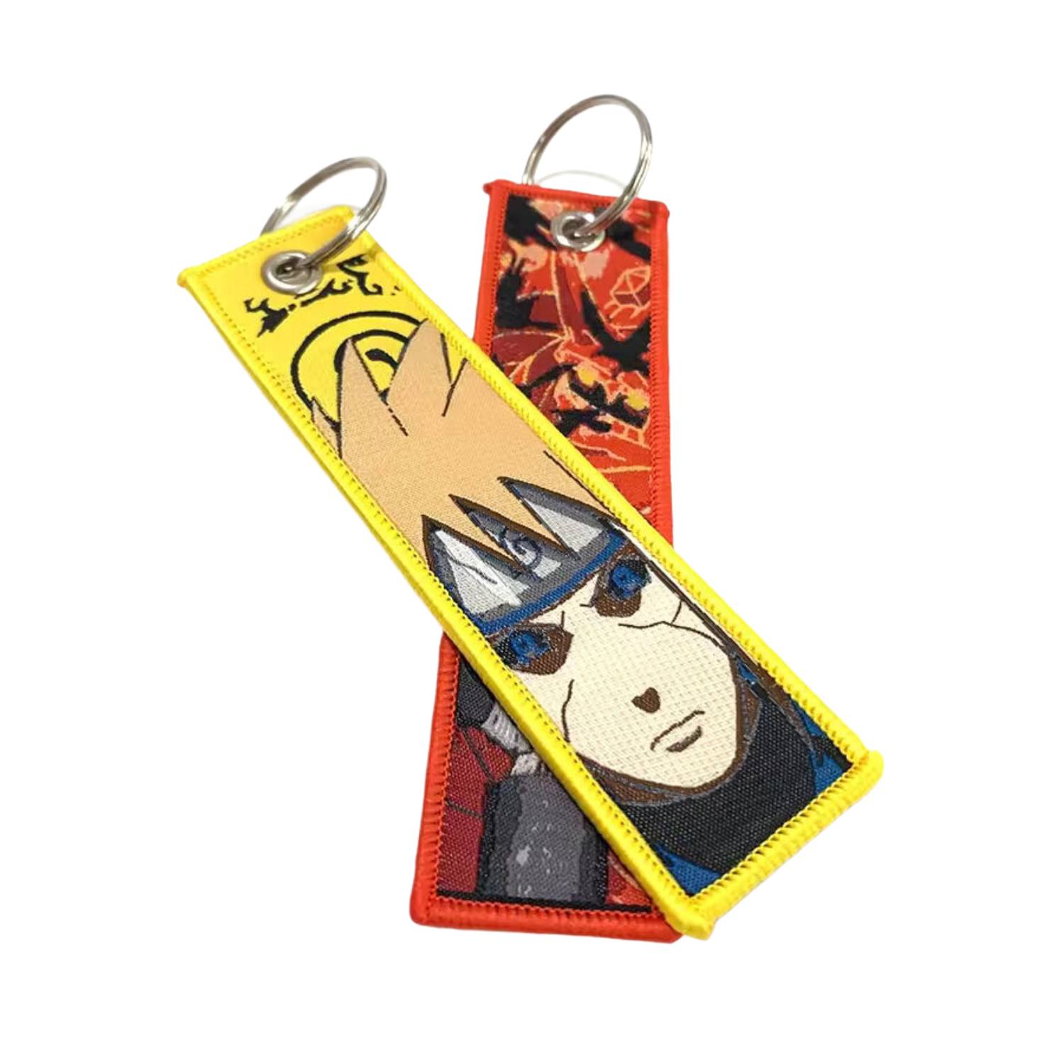Woven Keychain with Metal Ring 2
