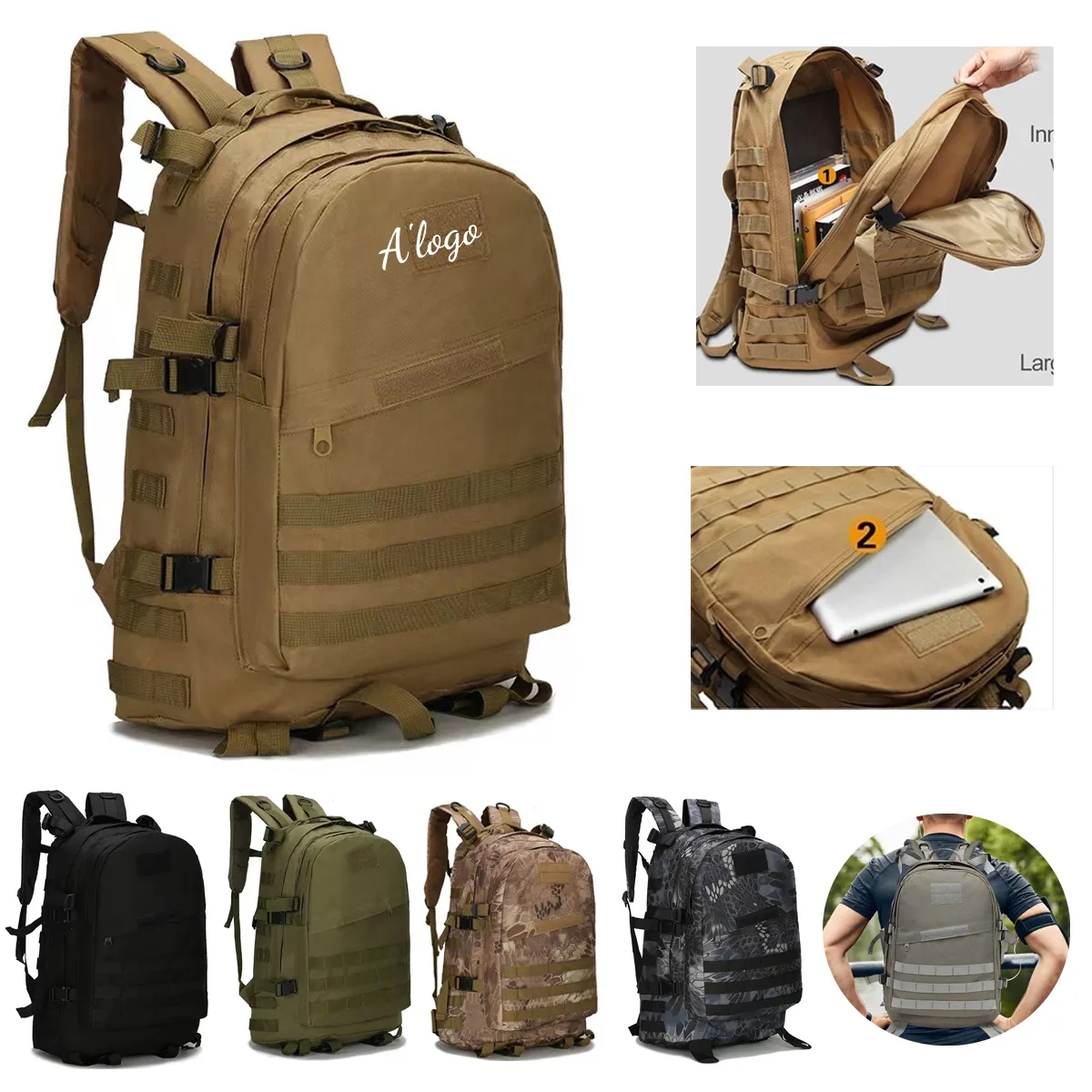 Outdoor Military Tactical Backpack 4