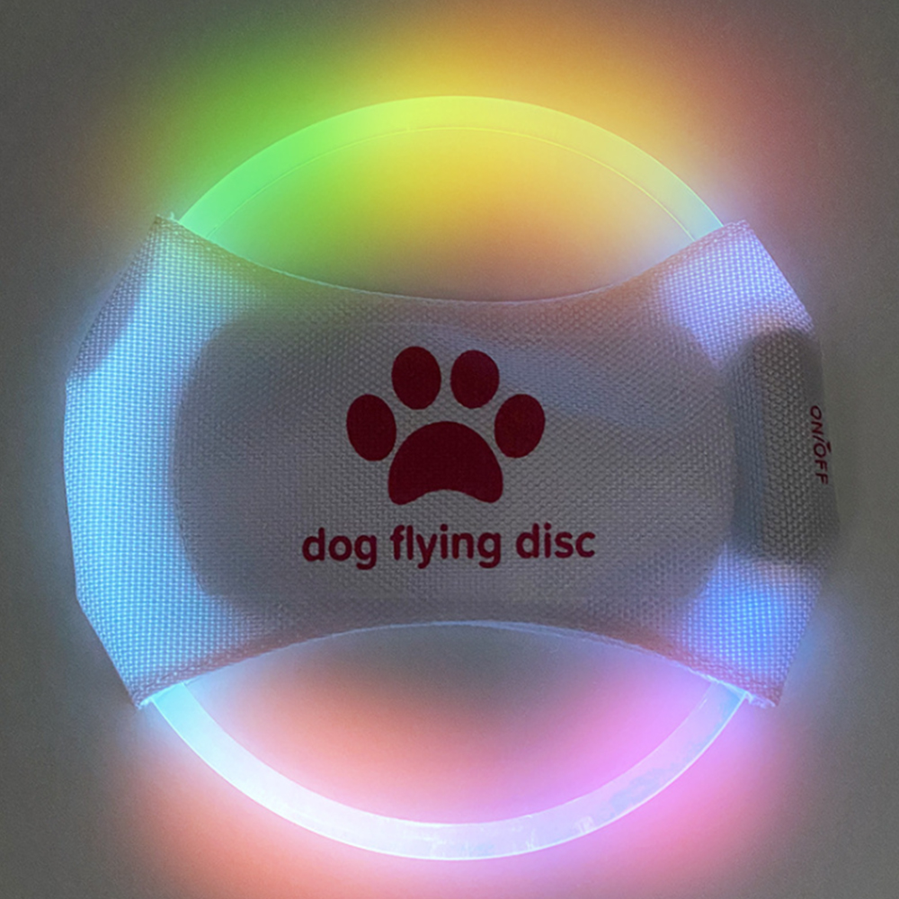 Pet Frisbee Glows on USB Charge 5