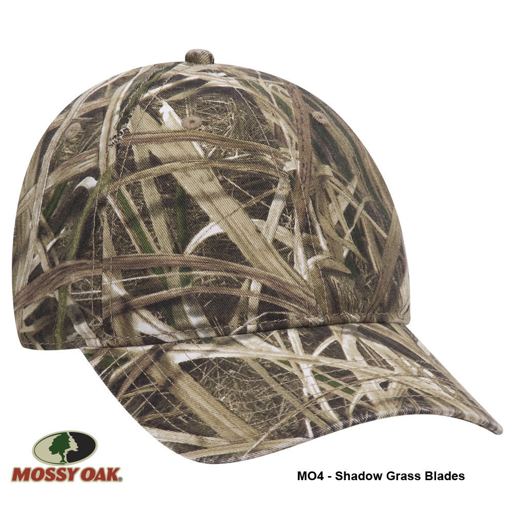 OTTO CAP® Mossy Oak Camouflage 6 Panel Low Profile Dad Hat 9