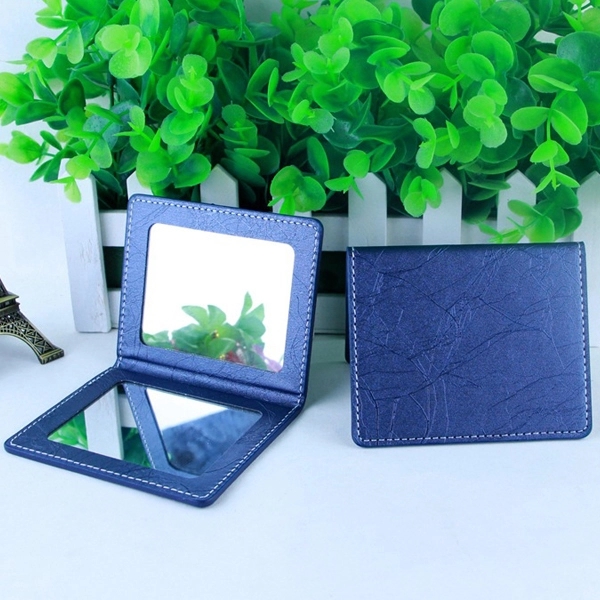 Foldable Mini Pu Leather Pocket Mirrors 2