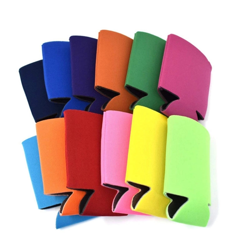 Bulk Beer Can Coolers Sleeves Slim Neoprene, custom koozie with logo imprint 4