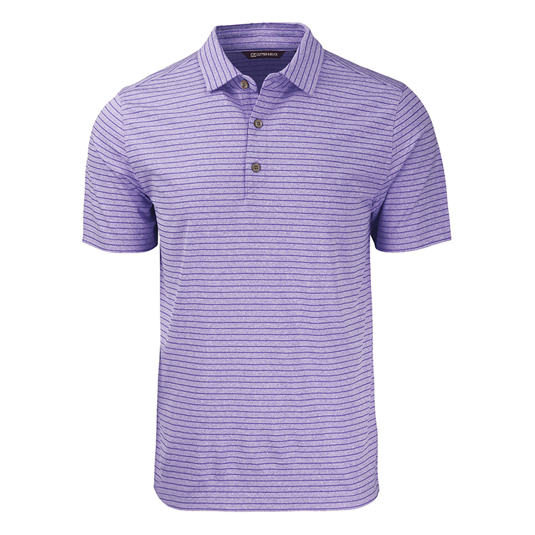 Cutter and Buck Forge Eco Heather Stripe Recycled Polo 6