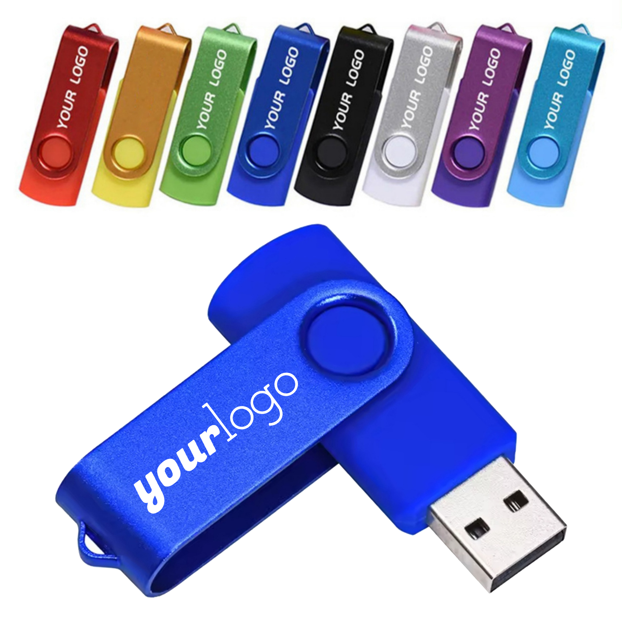 32GB Rotating USB and USB - C Flash Drive 8