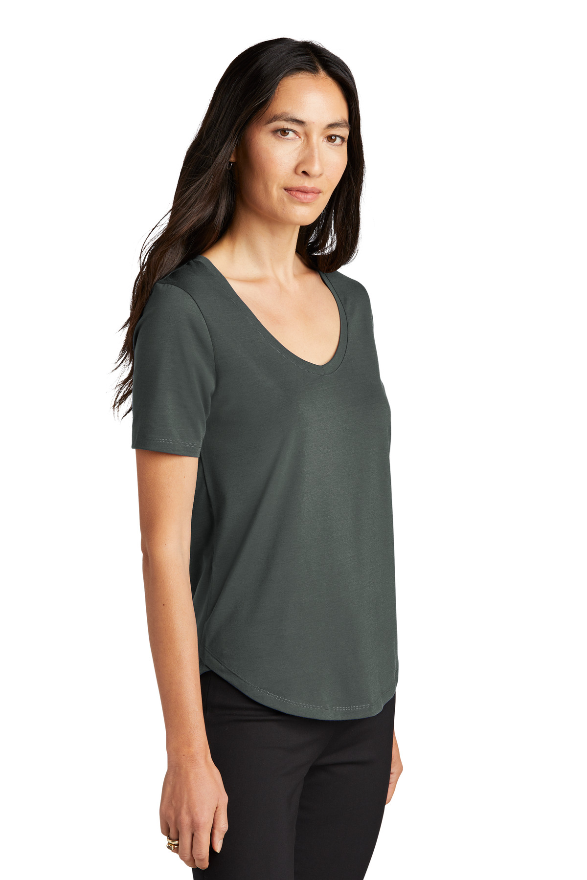 Mercer+Mettle Women's Stretch Jersey Relaxed Scoop MM1017 35