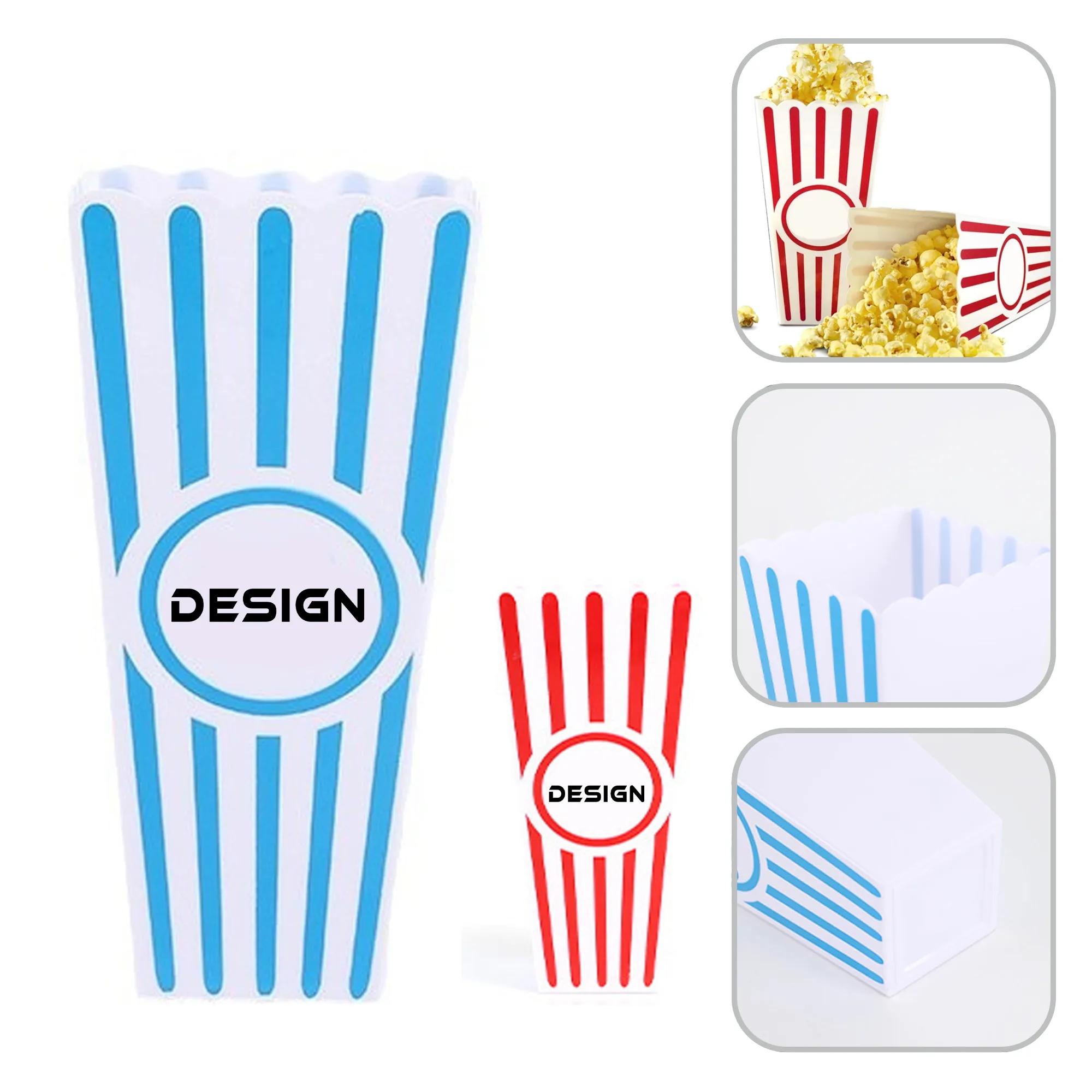 Paper Popcorn Bucket 1