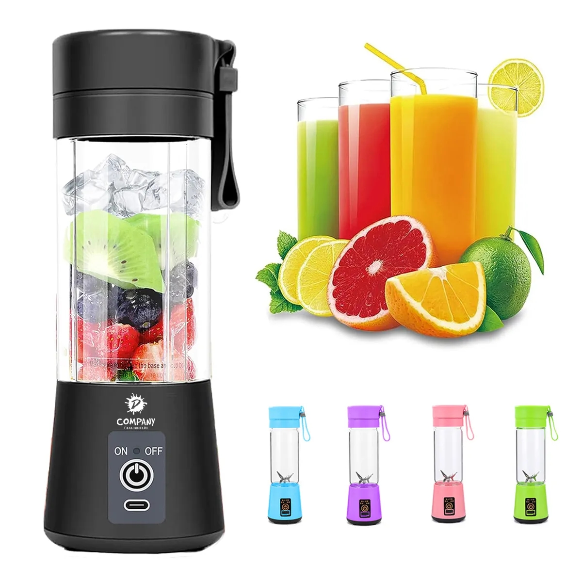 Custom Mini USB Rechargeable Blender For Fruit Smoothies 1